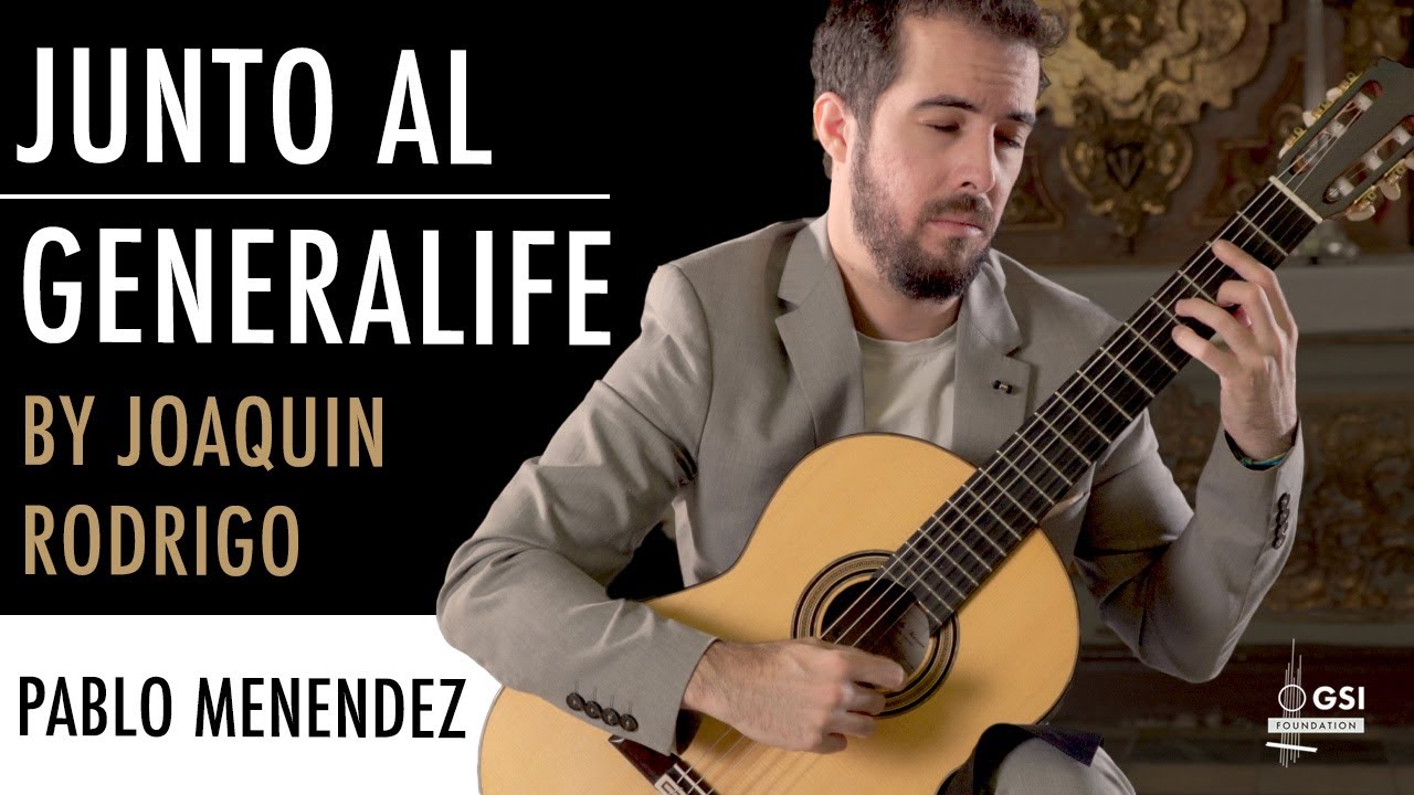 Joaquin Rodrigo's "Junto Al Generalife" performed by Pablo Menendez on a 2023 Fernando Moreno guitar