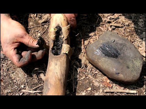 Primitive Hatchet And Baked Mud Stove