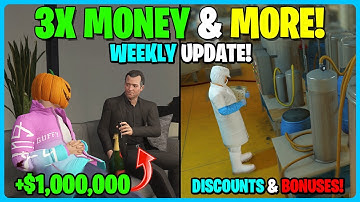 GTA 5 Online WEEKLY UPDATE! 3X Money & More! Mansions Update Is Here!