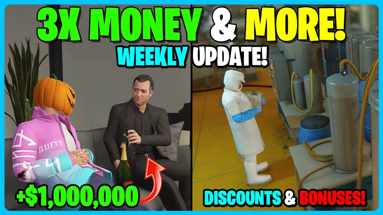 GTA 5 Online WEEKLY UPDATE! 3X Money & More! Mansions Update Is Here!