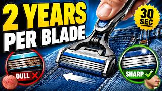 Your Razor Is Designed to Dull After 3 Uses — How to Make It Last 2 years!