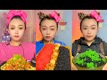 Extreme Colorful Snack ASMR Mukbang | Spicy Crunchy Egg Mix & Chinese Eating Sounds #314