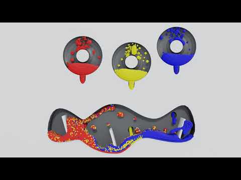 Particle Simulation #57 : Move Like Fluid Simulation