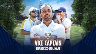 Francesco Molinari Announced as European Vice Captain | 2027 Ryder Cup