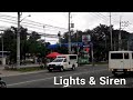 Philippine Police Mobil Responding with blinker/Siren