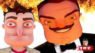 АГЕНТЫ ВЗОРВАЛИ БАШНЮ!ИГРА ПРИВЕТ СОСЕД В ГАРРИС МОДЕ!HELLO NEIGHBOR IN GARRY