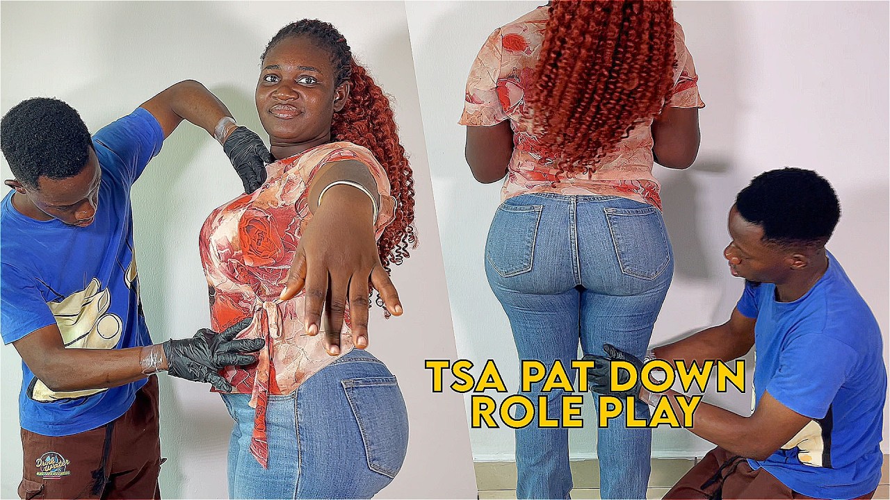 ASMR TSA Security Check -  ASMR Fast & Aggressive Tickling Full Body TSA Pat Down | Unintentional