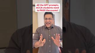 All GPT prompts to pass the ACCA exam ! ACCA Exam Tips | ACCA personal Tutor Free | ACCA Free source