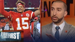 Nick Wright thinks Mahomes has made the case for NFL MVP through Week 8 | NFL | FIRST THINGS FIRST