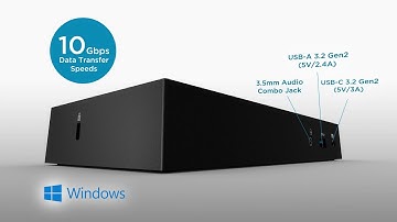 Kensington SD4800P USB-C 10Gbps Scalable Video Docking Station Features and Highlights