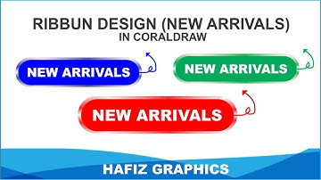 HOW TO CREATE RIBBON TAG DESIGN IN CORELDRAW X7 | NEW ARRIVALS TAG DESIGN | CORELDRAW X7 TUTORIAL
