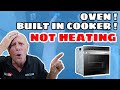 How to Diagnose a Fault on a cooker or oven built in