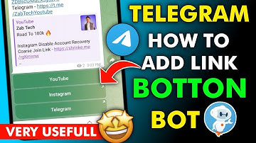 how to create link button in telegram | how to add button in telegram channel post | telegram link