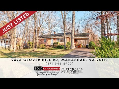 9675 Clover Hill Road, Manassas, VA home video tour