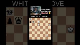 The PINNED Queen Trap! Find Mate in 2 🤔 #Shorts#chess