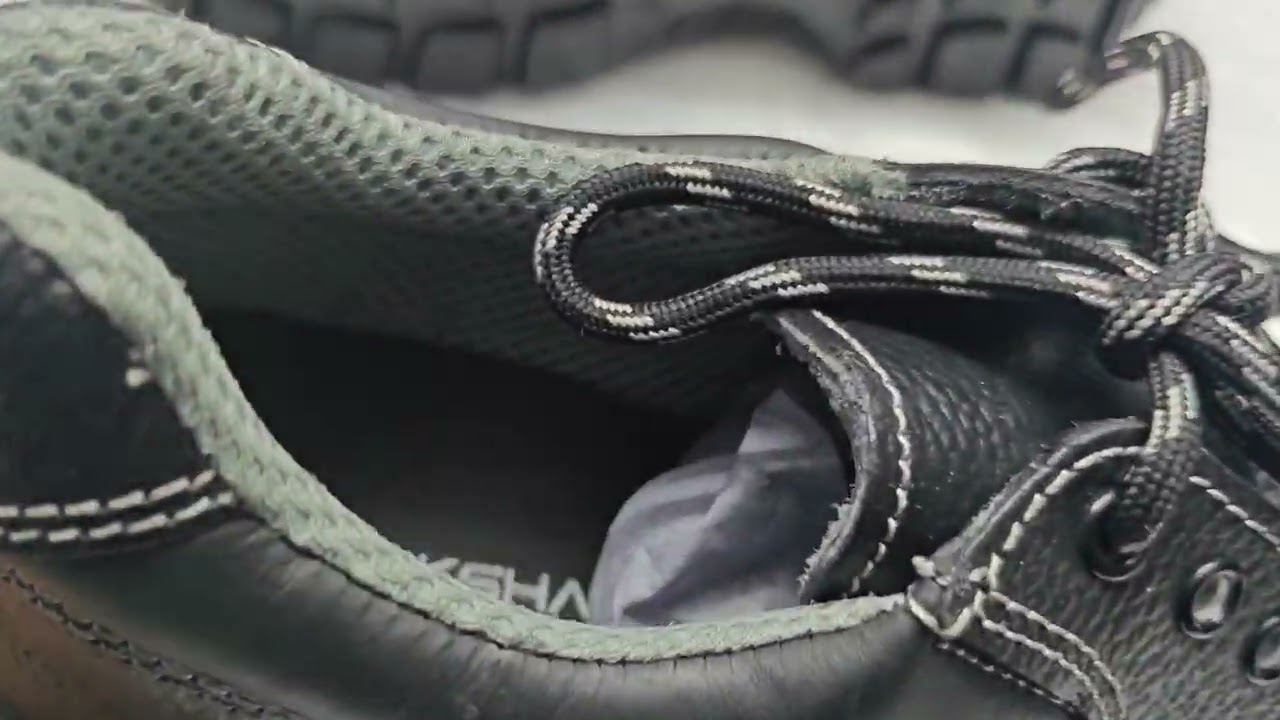 Black Single Density Full Grain Leather Safety Shoes | Available on IndiaMART