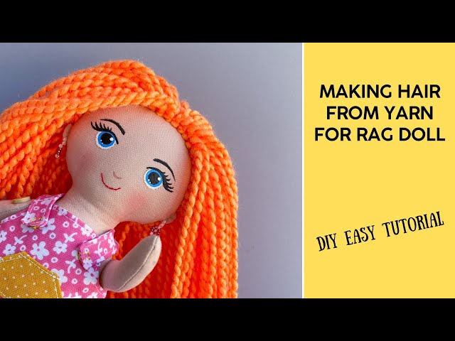 How To Sew Yarn Hair Onto Your Doll - DIY Crafts Tutorial - Guidecentral 