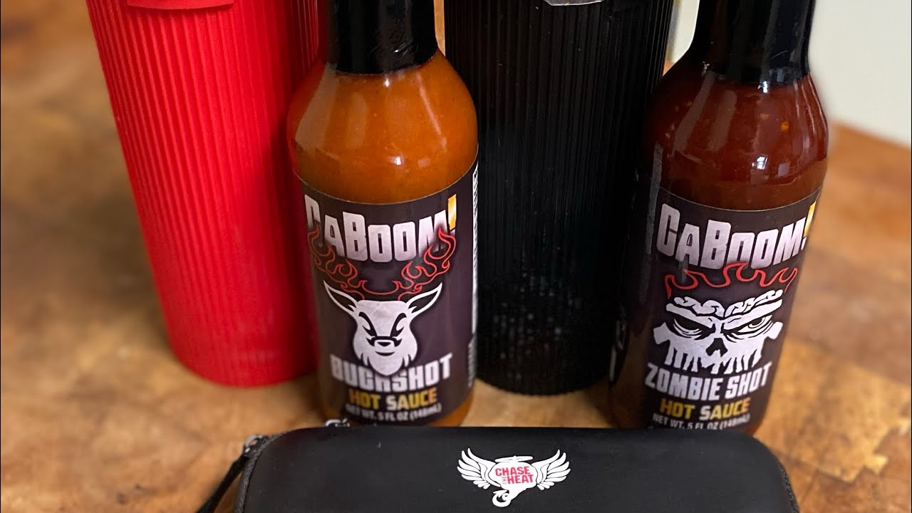 Buckshot & Zombieshot CaBoom Hot Sauce from Cajohn’s Fiery Foods!💥🔥🌶Thanks Vic Clinco!👊🏻🐻