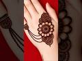 Very stylish back hand mehndi design #shorts #mehndi