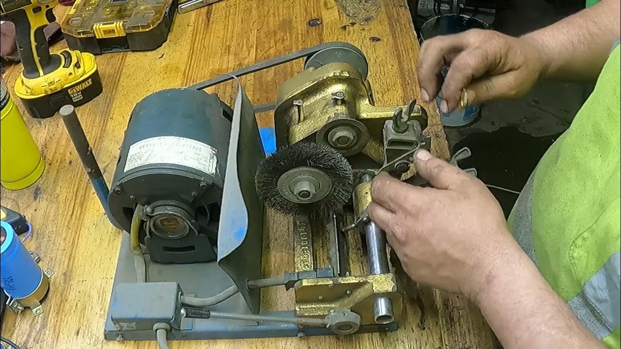 Vintage curtis key cutter model 2000 YouTube