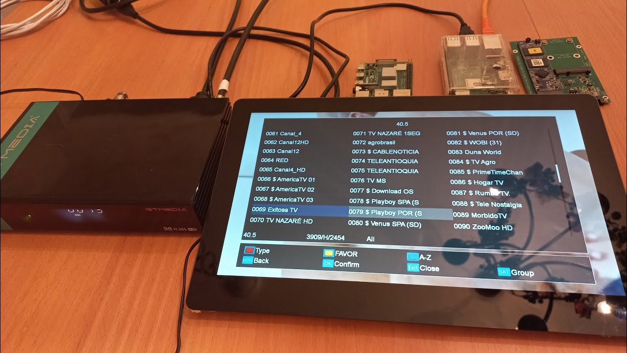 Cyberdeck Video Touch Screen Interface