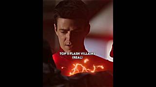 Top 5 Flash Villains #arrowverse #flash #barryallen #dc #cw