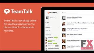 Preview Team Talk - A Real Time Collaboration Theme