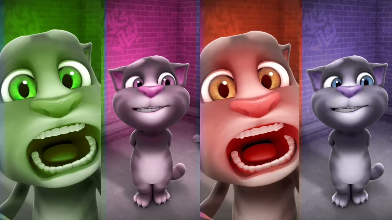 Talking Tom Cat Video || Talking Tom Cat Color Effect Video || Talking Tom Color Effect Funny video