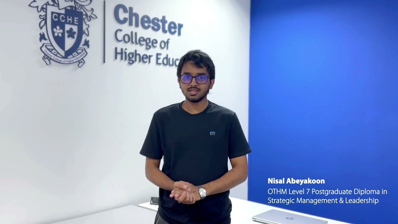 Student Testimonial - OTHM UK Level 7 Postgraduate Diploma in Strategic Management & Leadership