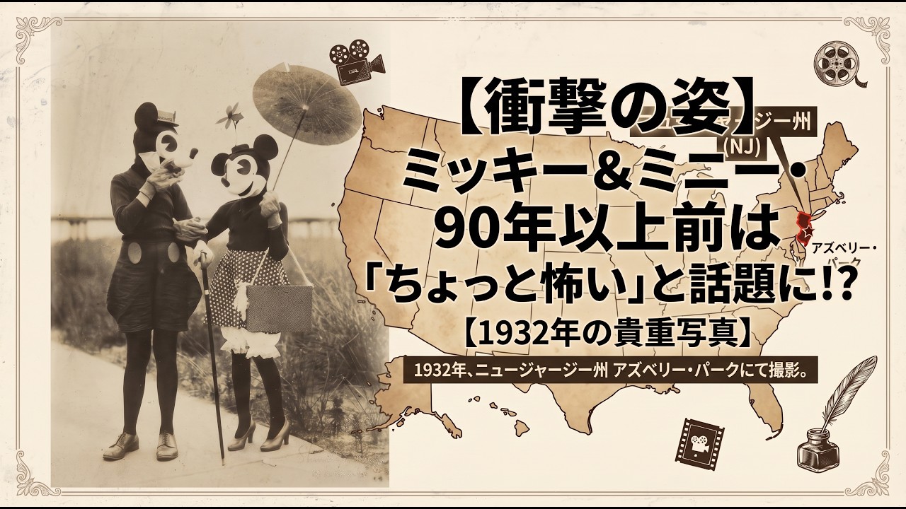 Shocking] Mickey & Minnie from 90+ Years Ago Are 