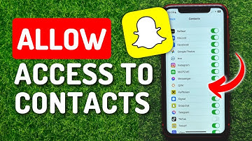 How to Allow Snapchat App Access to Contacts on iPhone
