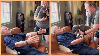 Grandparents Meet Their Puppy for the First Time. Emotional Surprises.