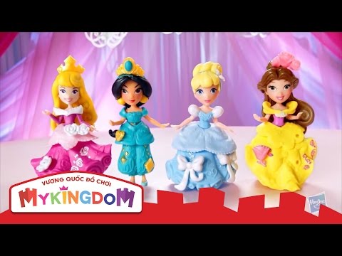 Video Đồ chơi búp bê Công chúa Disney - Công chúa tí hon... - youtube