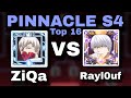 ZiQa VS Rayl0uf PINNACLE SHOWDOWN S4 TOP 16 || Tokyo Ghoul Break The Chains 