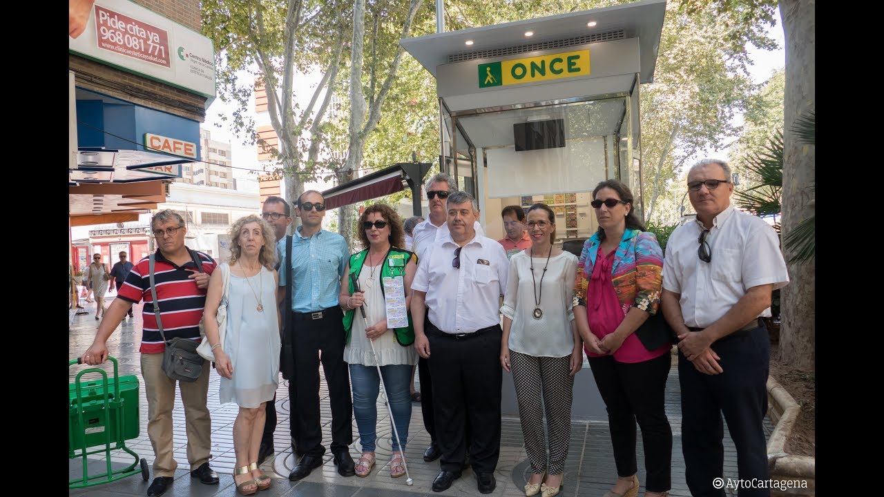 Cartagena estrena los nuevos puestos de la ONCE, más accesibles para todos noticias de ultima hora