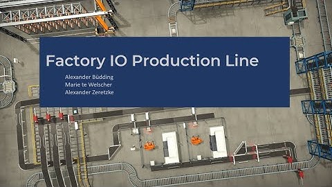 Tia Portal - Factory IO Student Project Westfälische Hochschule Bocholt
