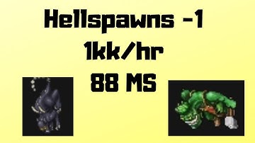 88 MS - 1kk/hr - (Spot: Hellspawn-1) - 4 Voc - Tibia