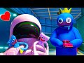 BLUE Meets Mini-Crewmate - Among Us &amp; Rainbow Friends Animation