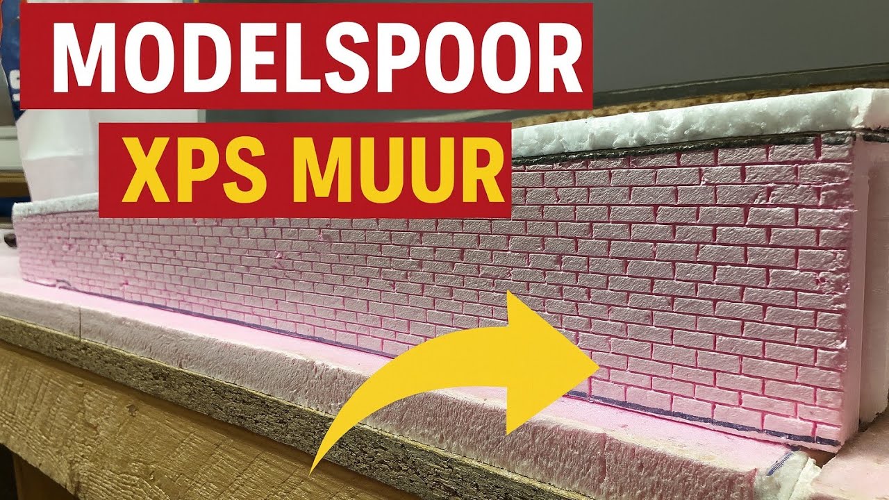   Modelspoor Scenery Hack: Perfect Muurtje uit XPS!  | Stap-Voor-Stap Tutorial
