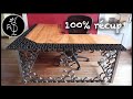 Fabriquer un bureau en bois et métal recyclés