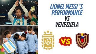 Argentina's Lionel Messi Last Home Game Vs Venezuela World Cup qualifier 2026