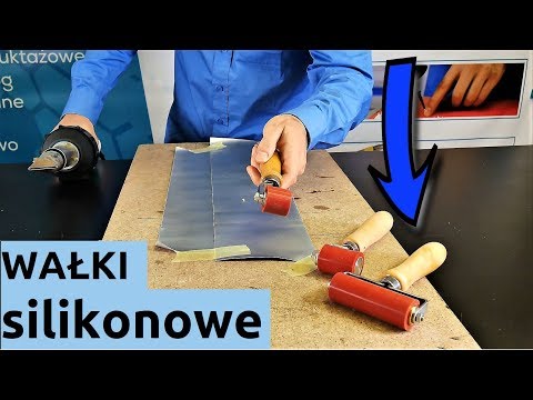 Wałek silikonowy dociskowy 45mm wideo