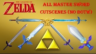 The Legend of Zelda: All Master Sword Cutscenes (No BotW)