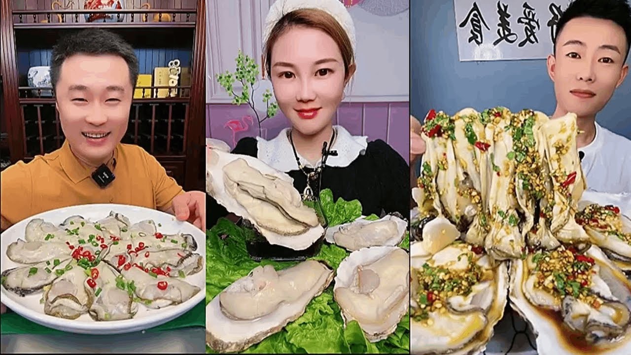 먹방,asmr mukbang | Delicious Oysters , 맛있는 굴 | Little snack food - 먹방 
