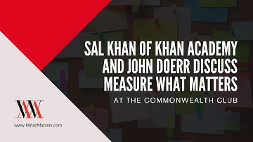 John Doerr, Measure What Matters