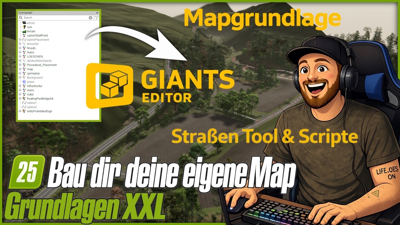 LS25 Folge 7_1 - Bau dir DEINE EIGENE Map: GRUNDLAGEN für Scripte / Giants Editor & Mapgrundlage