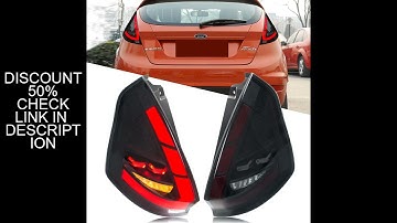 LED Tail Lights for Ford Fiesta MK7 MK7.5 V 2008-2020 Start-up Animation Sequential Turn Signal Rear