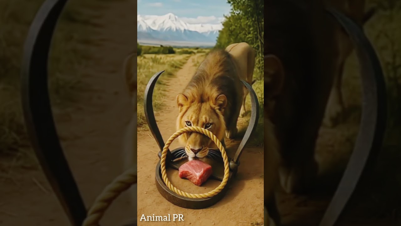 ‎🌍 **Trapped Wildlife: How Humanity Affects Nature's Balance** 🌳