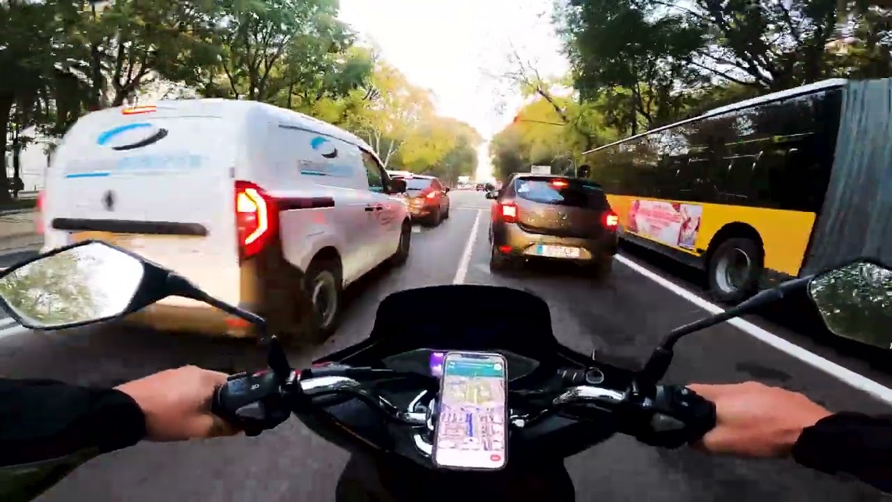 Testing the new 2026 Honda PCX 125 POV RAW