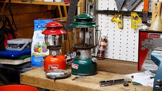 Coleman Lanterns Roadside Find. Model 200A and 220F. Making Old Lanterns Work Like New.